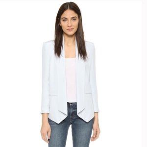Rebecca Minkoff Becky Silk Jacket in Steel Blue size 12 NWT